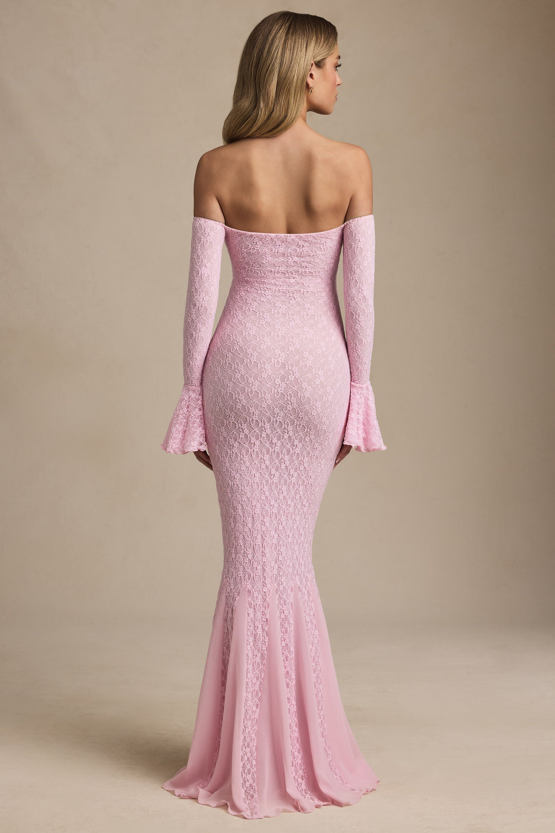 Celeste™ | Off-Shoulder Spitzen-Maxikleid