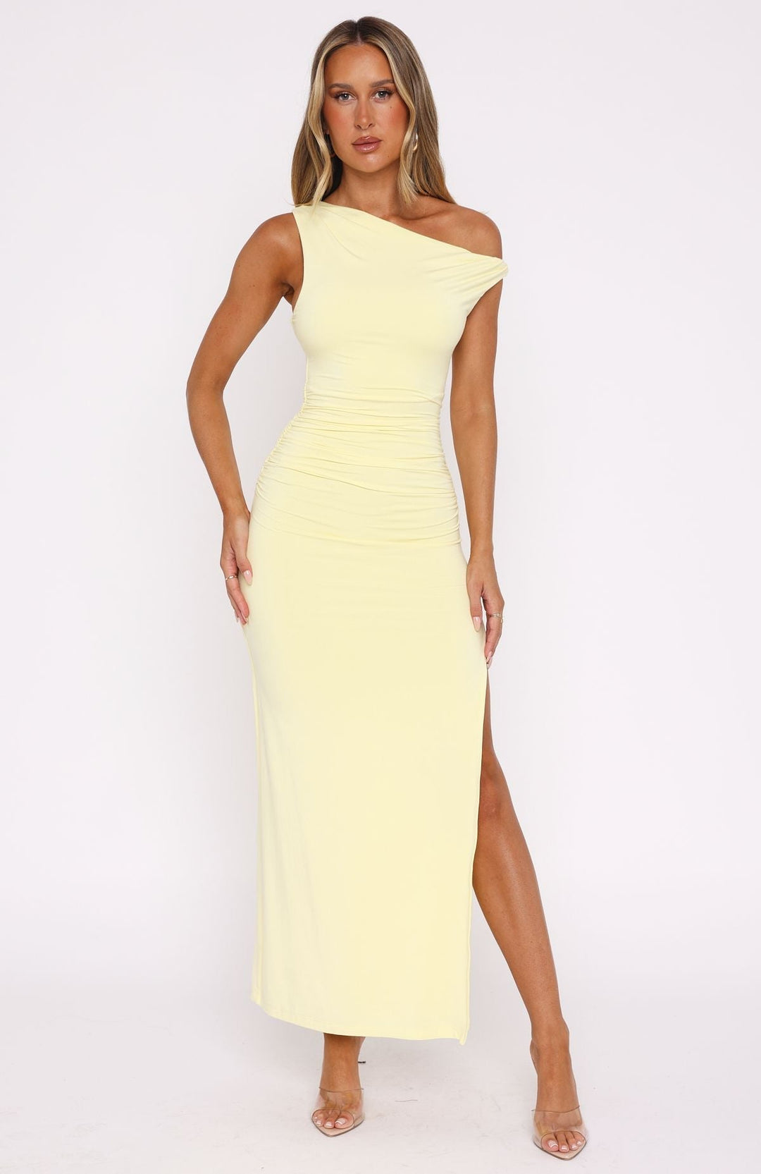 Jade™ | Elegantes Maxikleid mit Schlitz