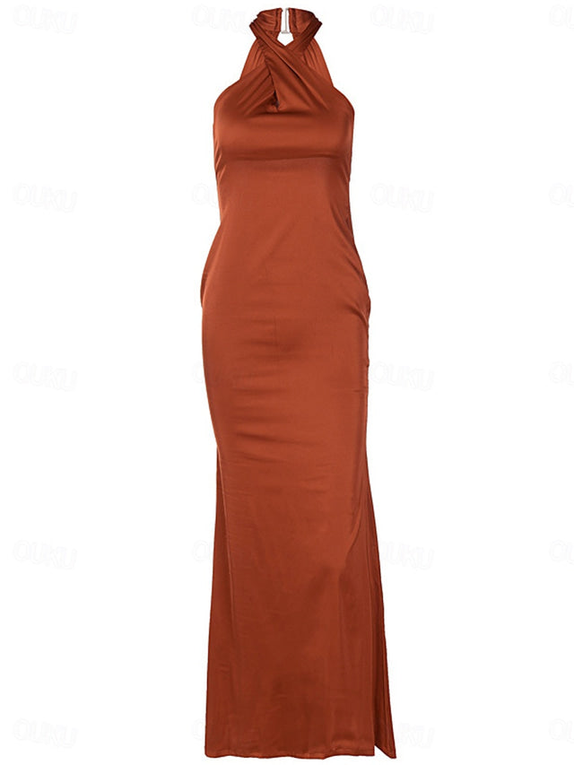 Solenyra™ | Halter Maxi Kleid