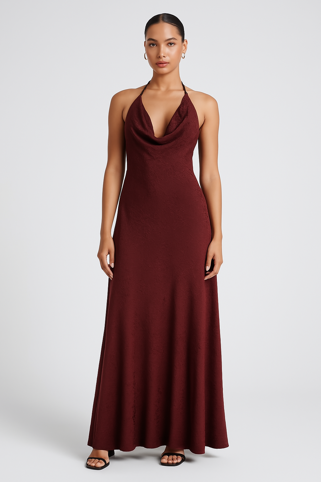 Jessina™ | Raffung Midi Kleid