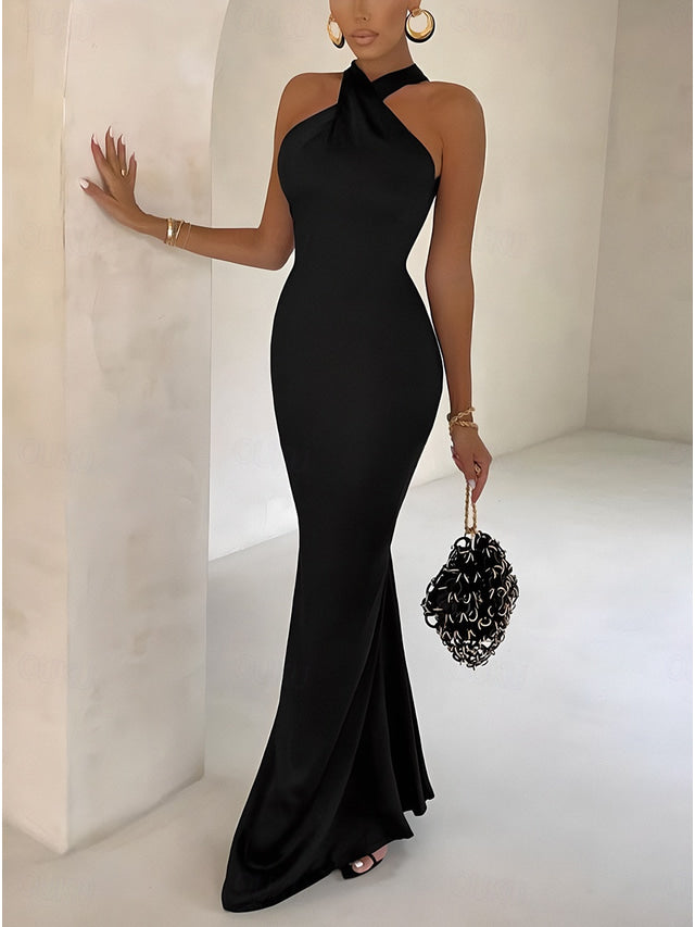Solenyra™ | Halter Maxi Kleid