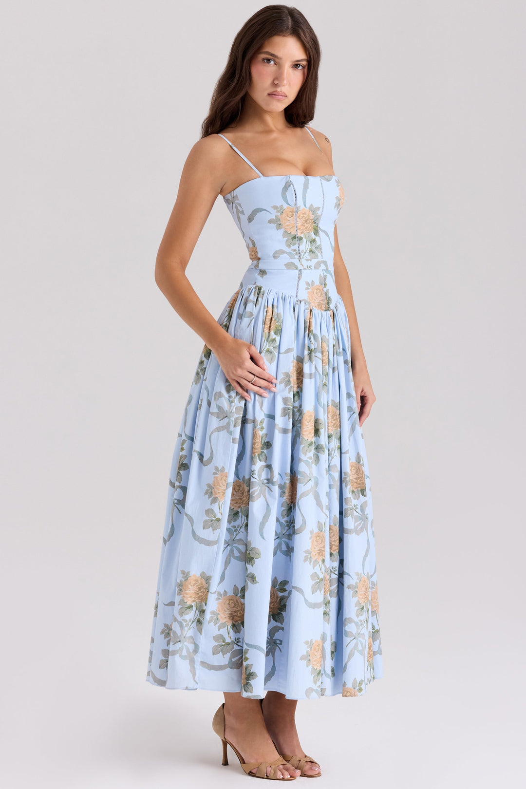 Ysabella™ | Vintage Ripsband Sommerkleid