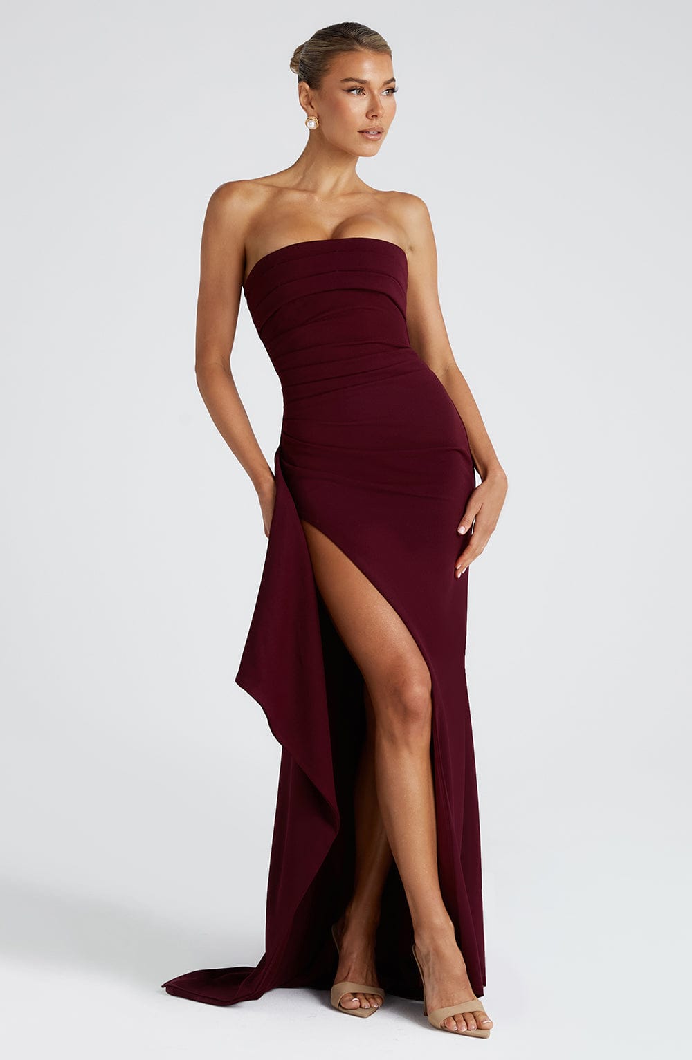 Pearson™ | Hochgeschnittenes Maxi-Kleid