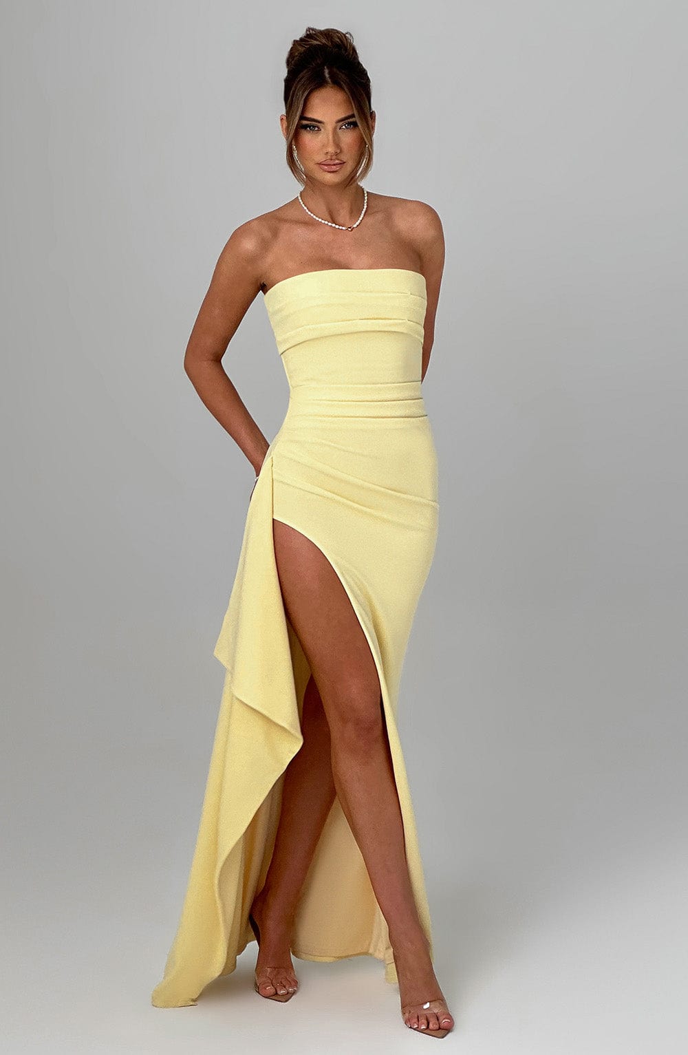 Pearson™ | Hochgeschnittenes Maxi-Kleid